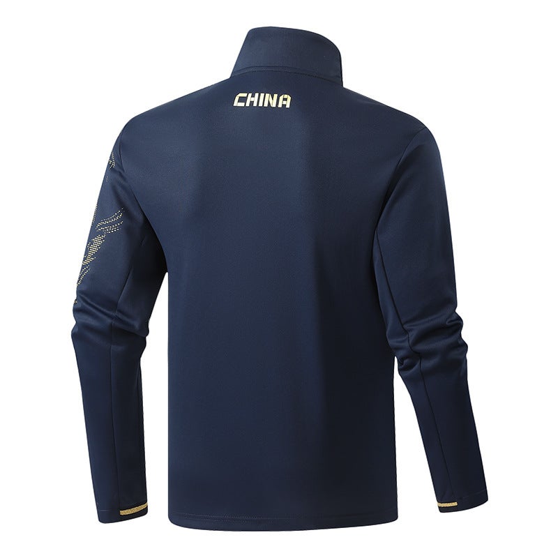 Chinese Team Sportswear Long Sleeve Suit Men'S And Women'S Swimming Martial Arts Competition Training Appearance National Uniform Coat Collar - Image 5